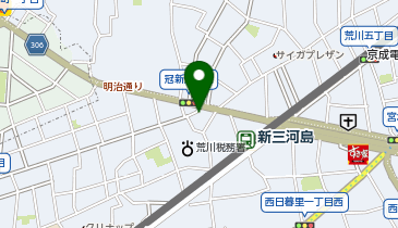 荒川警察署西日暮里六丁目交番の地図画像