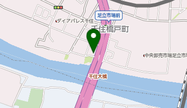 千住警察署大橋交番の地図画像