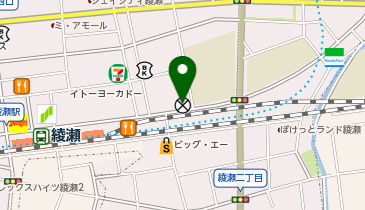 綾瀬警察署綾瀬駅東口交番の地図画像