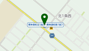 旭川東警察署東神楽交番の地図画像