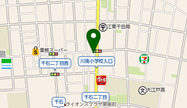 深川警察署千田交番の地図画像