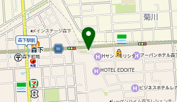 深川警察署森下交番の地図画像