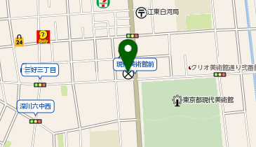 深川警察署現代美術館前交番の地図画像