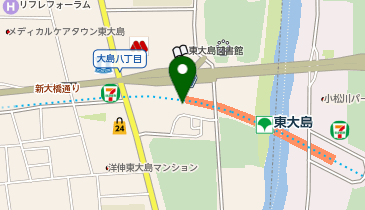 城東警察署東大島駅前交番の地図画像