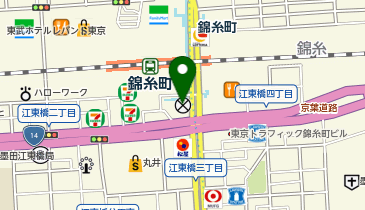 本所警察署錦糸町駅南口交番の地図画像