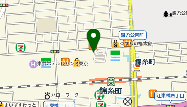 本所警察署錦糸町駅北口交番の地図画像