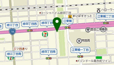 本所警察署江東橋交番の地図画像