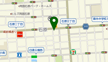 本所警察署石原三丁目交番の地図画像