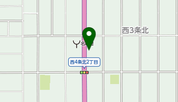 名寄警察署西四条北交番の地図画像