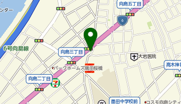 本所警察署向島交番の地図画像