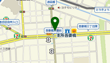 本所警察署吾妻橋交番の地図画像