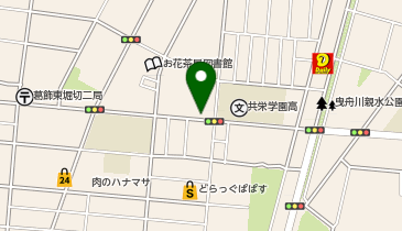 亀有警察署お花茶屋交番の地図画像