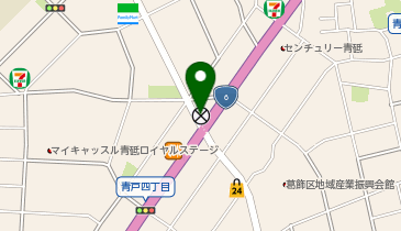 亀有警察署青戸交番の地図画像