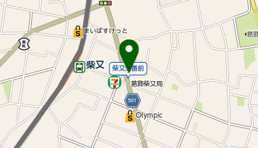 亀有警察署柴又交番の地図画像