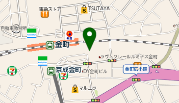 亀有警察署金町駅南口交番の地図画像