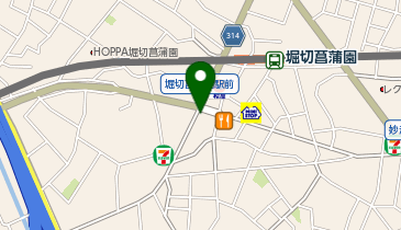 葛飾警察署堀切駅前交番の地図画像