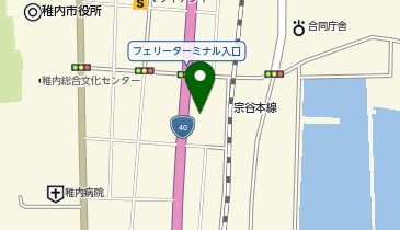 稚内警察署中央交番の地図画像