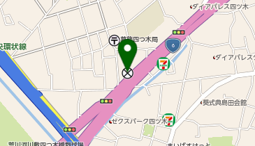 葛飾警察署四ツ木交番の地図画像
