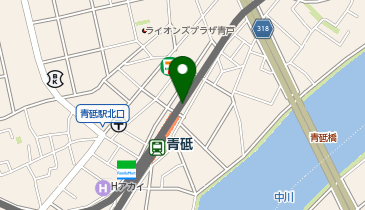 葛飾警察署青砥駅前交番の地図画像