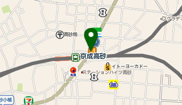 葛飾警察署高砂駅前交番の地図画像