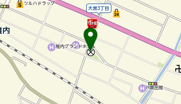 稚内警察署大黒交番の地図画像