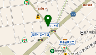 葛飾警察署たつみ橋交番の地図画像