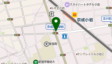 小岩警察署京成小岩駅前交番の地図画像