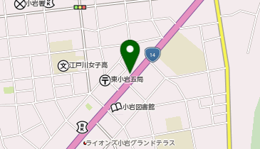 小岩警察署一里塚交番の地図画像