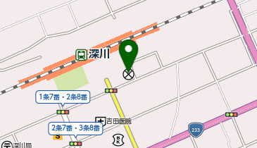 深川警察署駅前交番の地図画像