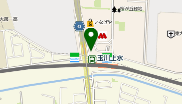 東大和警察署玉川上水駅前交番の地図画像