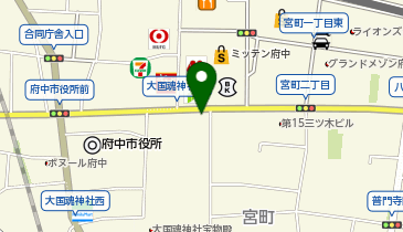 府中警察署大国魂交番の地図画像