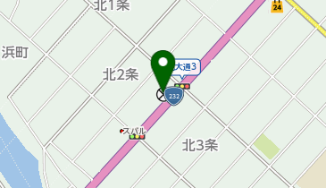羽幌警察署北大通交番の地図画像
