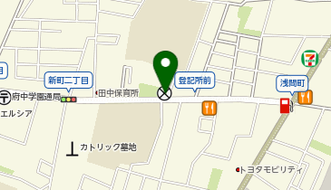 府中警察署第五中学校前交番の地図画像