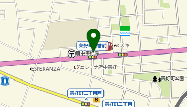 府中警察署美好町交番の地図画像