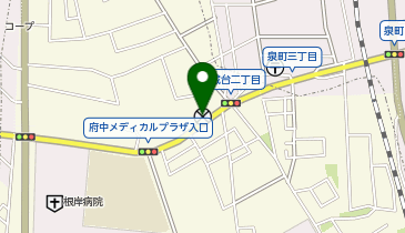 府中警察署武蔵台交番の地図画像