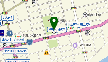 釧路警察署栄町交番の地図画像