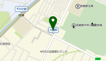 武蔵野警察署八幡町交番の地図画像