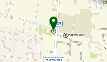 武蔵野警察署桜堤交番の地図画像
