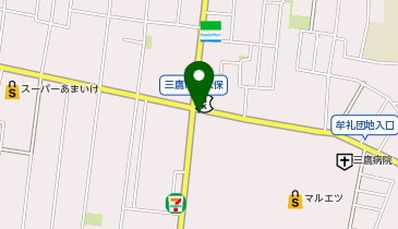 三鷹警察署狐久保交番の地図画像