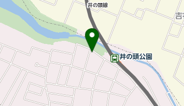 三鷹警察署井之頭公園駅前交番の地図画像