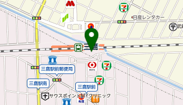 三鷹警察署三鷹駅前交番の地図画像