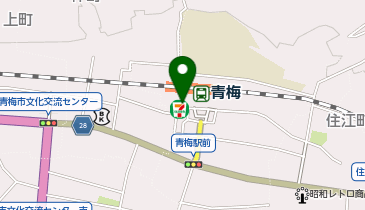 青梅警察署青梅駅前交番の地図画像