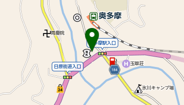 青梅警察署奥多摩交番の地図画像