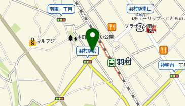 福生警察署羽村駅前交番の地図画像