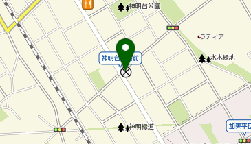 福生警察署神明台交番の地図画像