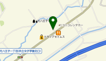 高尾警察署元八王子交番の地図画像