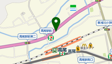 高尾警察署高尾駅前交番の地図画像