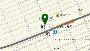 高尾警察署めじろ台交番の地図画像