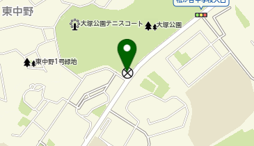 南大沢警察署松が谷交番の地図画像