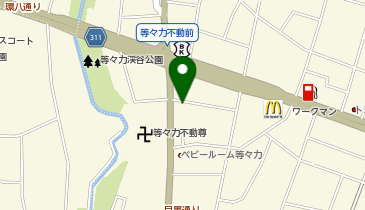 玉川警察署等々力不動前駐在所の地図画像